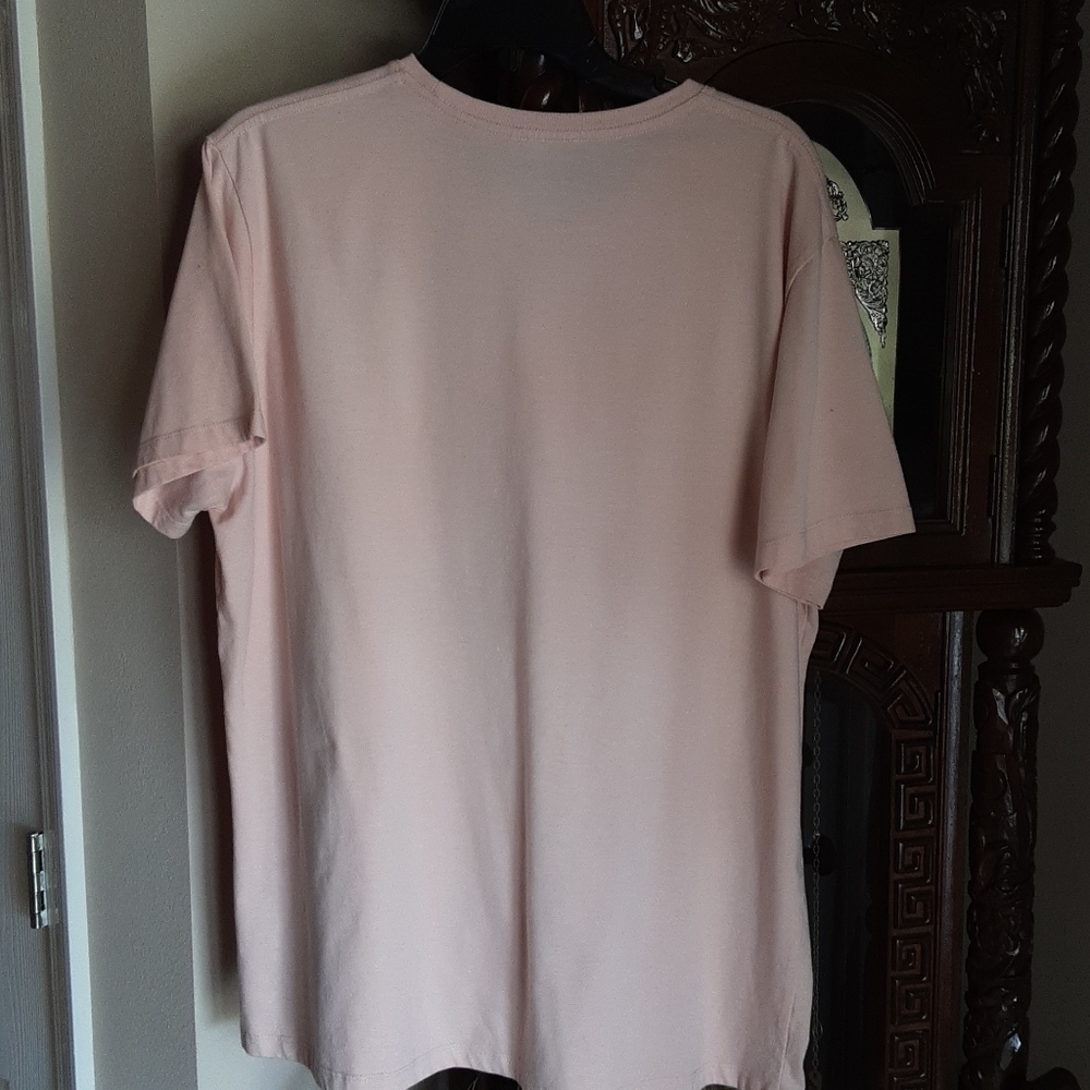 Goodfellow & Co, Men's Tee, coral w/design, Sz XL - Picture 6 of 6